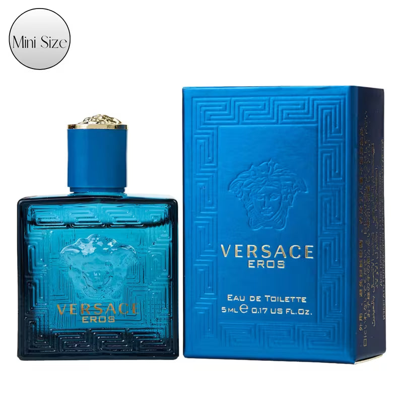Versace Eros Eau De Toilette Perfume Mini Size 0.17 Fl. oz / 5 ml