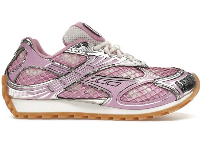Bottega Veneta Orbit Gloss Silver